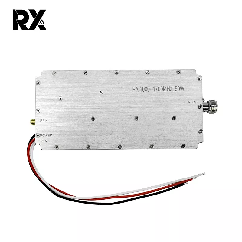 1000-1700 MHz laajakaistainen 50 W RF-tehovahvistinmoduuli droneille