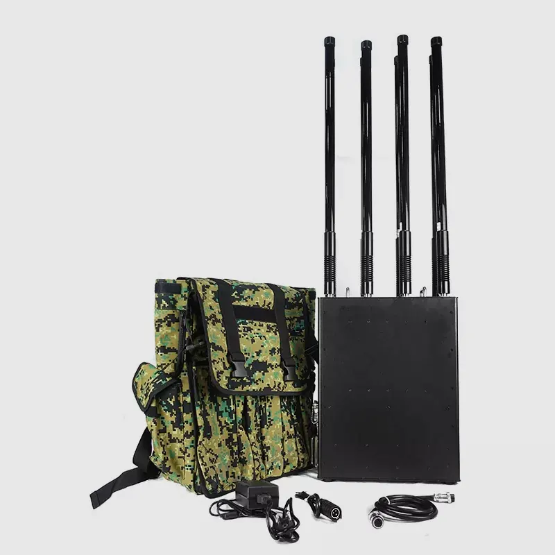 8-kanavainen kannettava drone Jammer Manpack