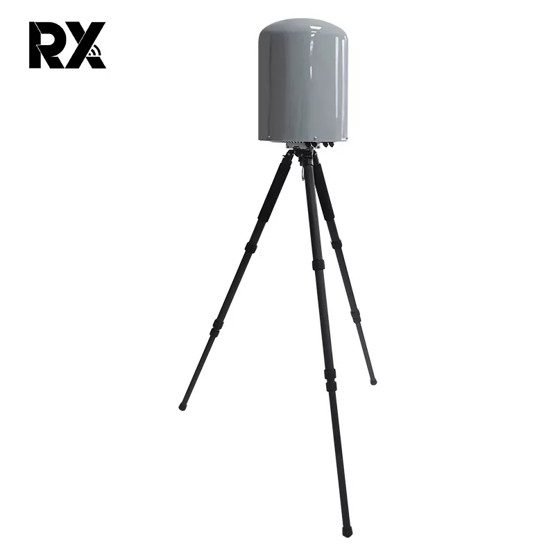 Pitkän kantaman drone-ilmaisin 700 MHz - 6,3 GHz taajuuden tunnistus